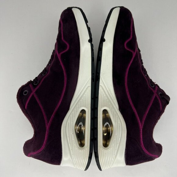 Skechers Womens SN73669 Purple Uno Plum Fuzz Lace Up Size 8.5 Sneakers - Picture 6 of 9